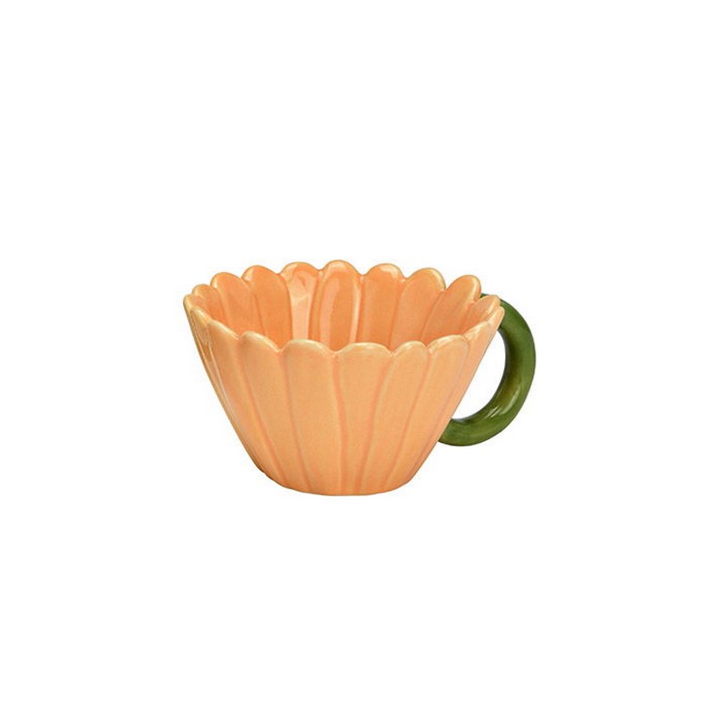 Tazza mug a forma di fiore arancione, perfetta come regalo primaverile